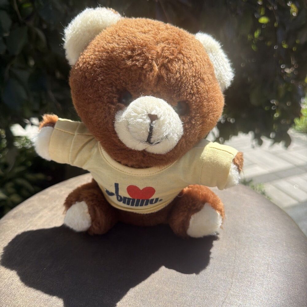 Vintage Russ Berrie 9" Domino Sugar Teddy Bear Plush - Advertising Collectible